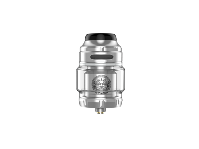 "GEEKVAPE ZX RDA: Close-up of the spacious build deck for versatile coil configurations"