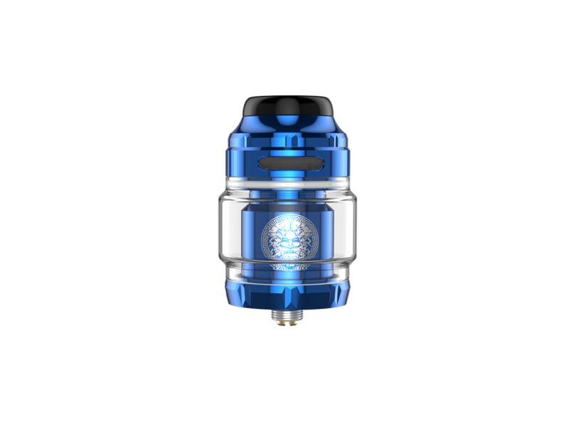 "GEEKVAPE ZX RDA: Top-down angle showcasing the unique airflow system"