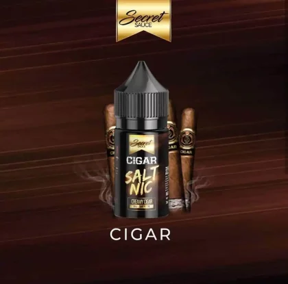 Cigar SaltNic E-Liquid: Immerse yourself in the rich and authentic flavor of a premium cigar with every vape