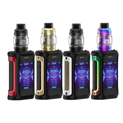 "GeekVape Aegis X Kit: Adjustable wattage and temperature control for personalized vaping"