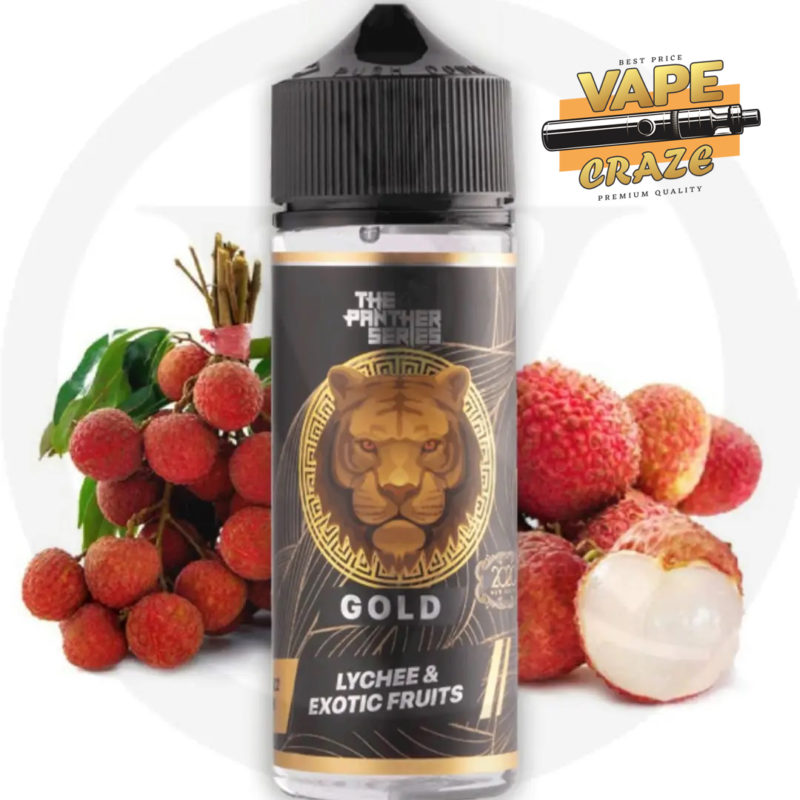 Tropical Vape Adventure: Enjoy the vibrant and refreshing taste of Gold Panther by Dr Vapes"