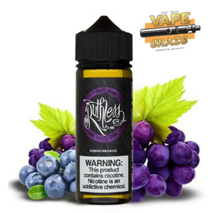 Bold Fruit-Infused Vape Delight: Immerse yourself in the rich goodness of Ruthless Vapor's Grape Drank"