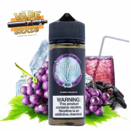 Frosty Grape Vape Adventure: Enjoy the chilling taste of Grape Drank On Ice by Ruthless"