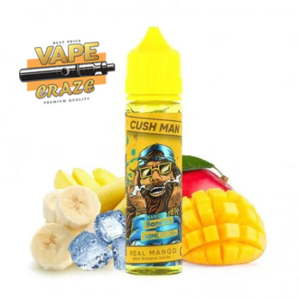 NASTY Cush Man Mango Banana: A tropical symphony of mango and banana flavors