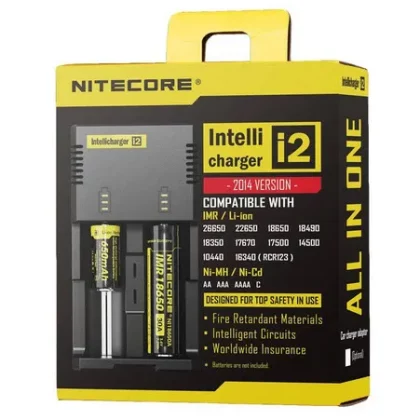 NITECORE Dual-Slot Charger i2: Versatile charging for enhanced battery performance