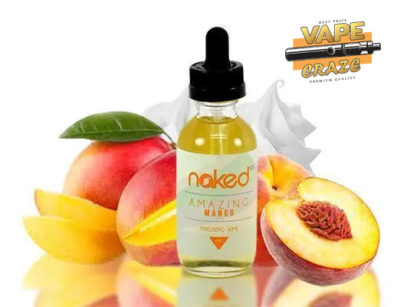 Naked Amazing Mango: Elevate your vaping with the perfect blend of exotic and creamy flavors