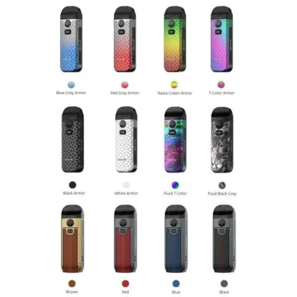 "SMOK NORD 4 Pod Kit: Stylish and ergonomic design for comfortable handling"