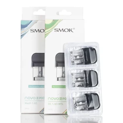 SMOK NOVO 2 Mesh 1.0ohm Refillable Pod: Consistent vapor and satisfying draws with innovative mesh technology