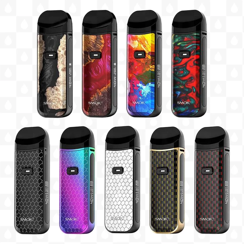 "SMOK Nord 2 Kit: Refillable pod cartridges for easy e-liquid filling"