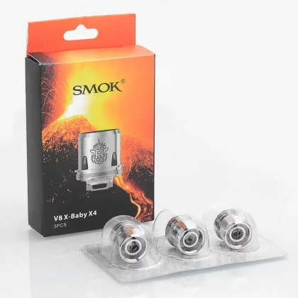 V8 X-Baby X4 Coil Heads: Smooth draws and exceptional performance for your device