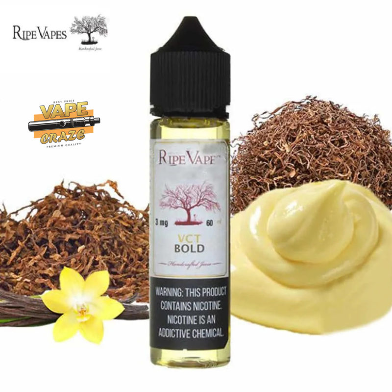 VCT BOLD by Ripe Vapes 60ML: A burst of intense indulgence and sophistication in your vape