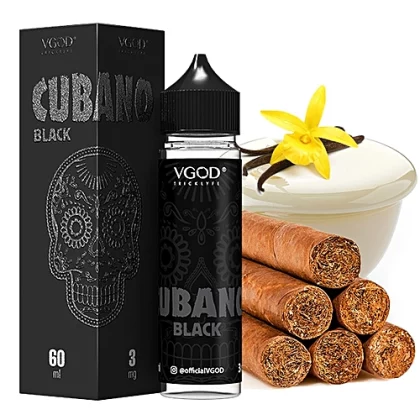 VGOD Cubano Black 60ML: Indulge in the robust and velvety taste of VGOD Cubano Black