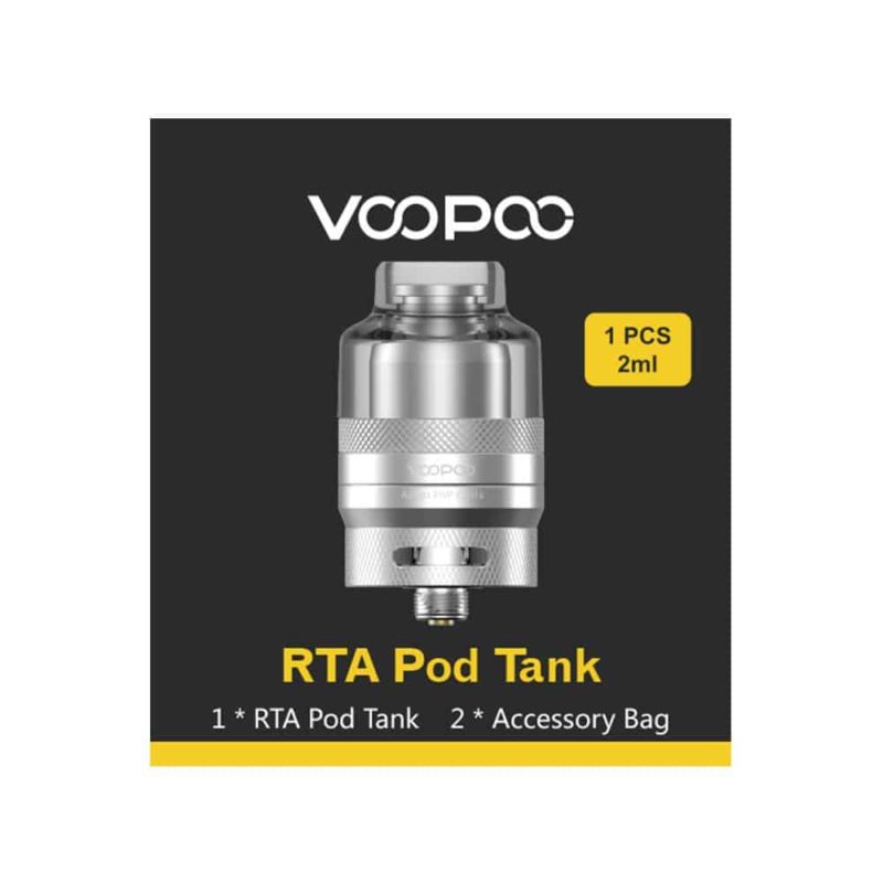 "VOOPOO RTA Pod Tank: High-quality materials for reliable and leak-resistant performance"